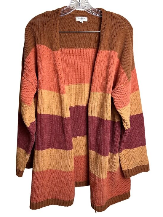 Umgee Sweaters - Umgee Striped Duster Cardigan